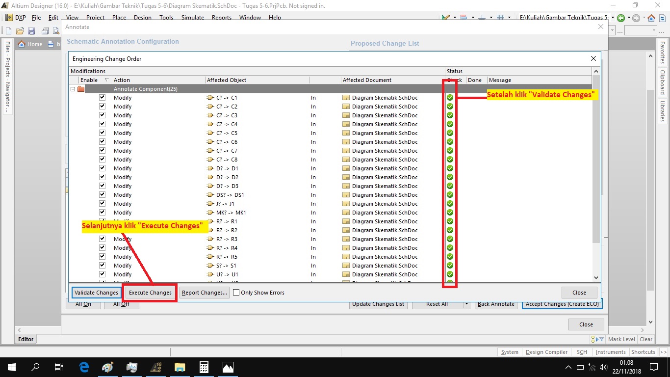 Execute Changes (Klik untuk memperbesar)