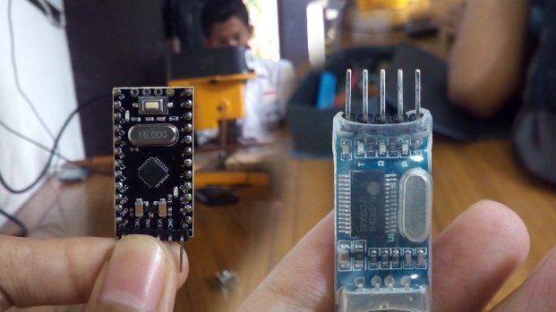 Cara Upload Program ke Arduino Pro Mini dengan USB to TTL PL2303